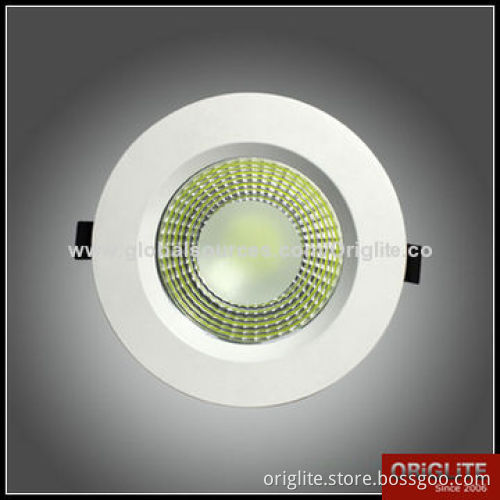 COB LED Downlight, 85-245V AC/20W Lifud Power/Bridgelux Chip/3-year Warranty/Multi-mirror Reflector